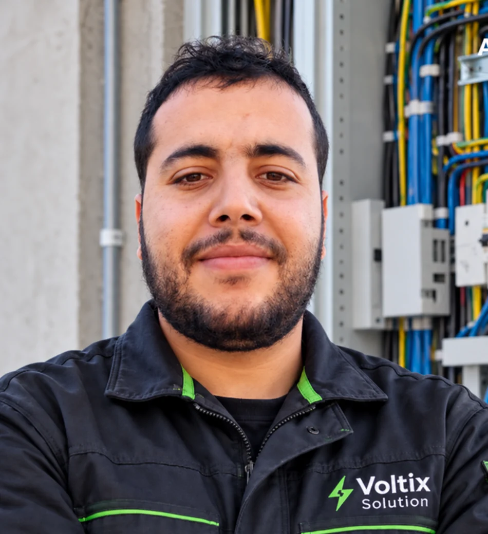 Portrait de Mostopha AZAROUAL, électricien à Casablanca